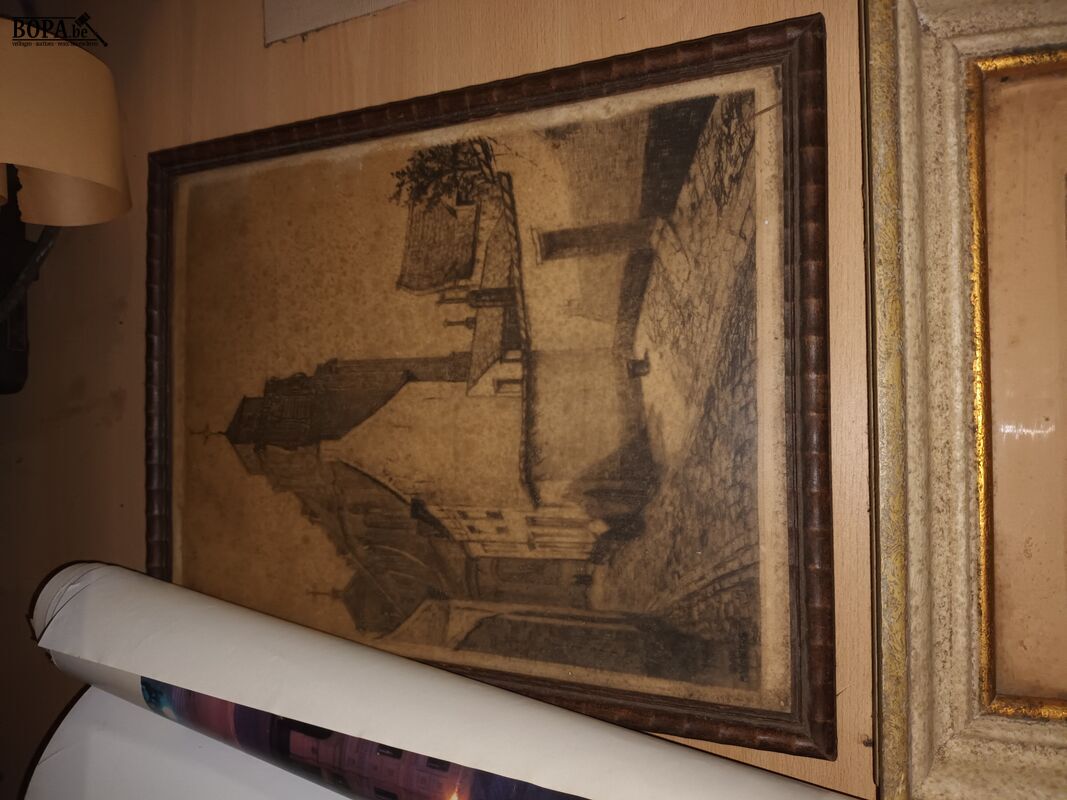 Oude tekeningen. 2 stuks – foto 4 – kavel bij BOPA Auctions, Ieper