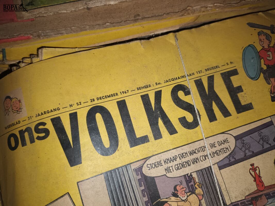 Lot stripmagazines Ons Volkske – foto 5 – kavel bij BOPA Auctions, Ieper