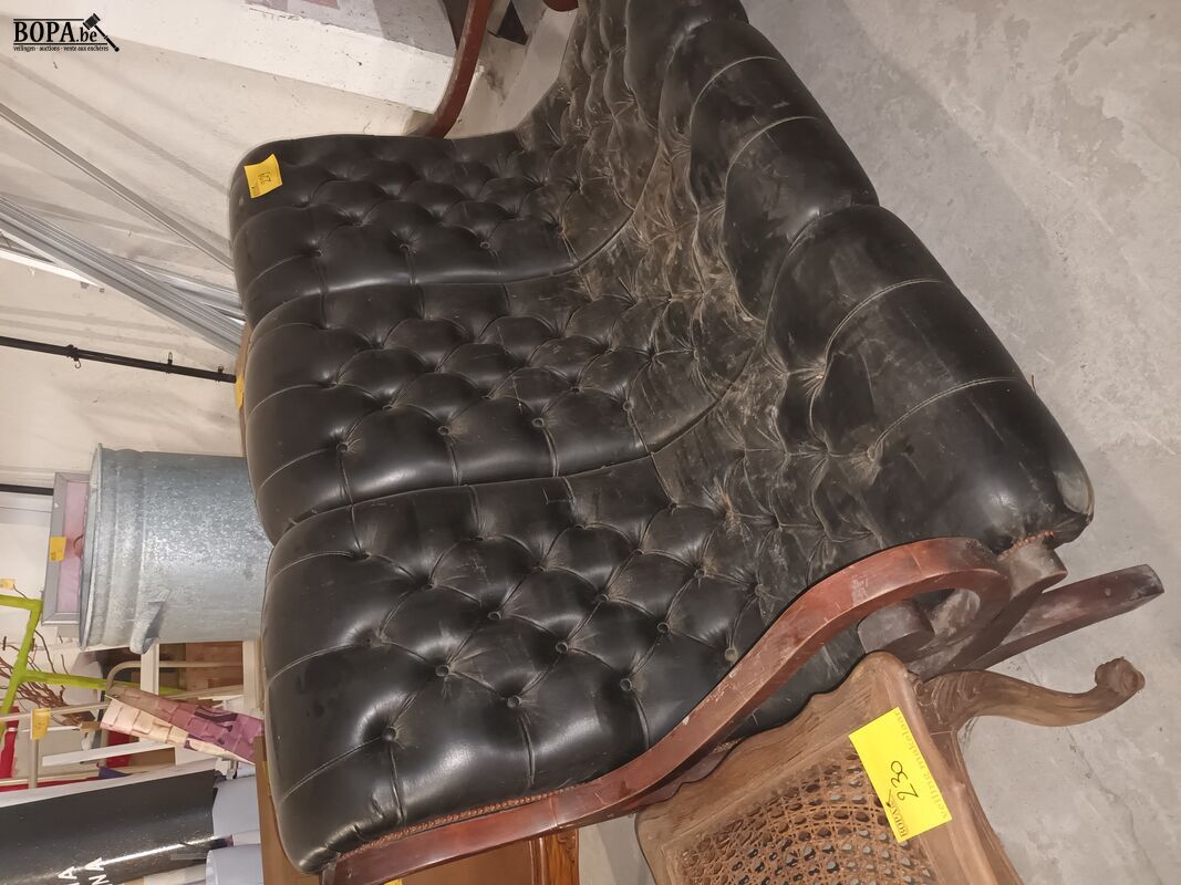 Vintage 3-zitsbank – foto 5 – kavel bij BOPA Auctions, Ieper