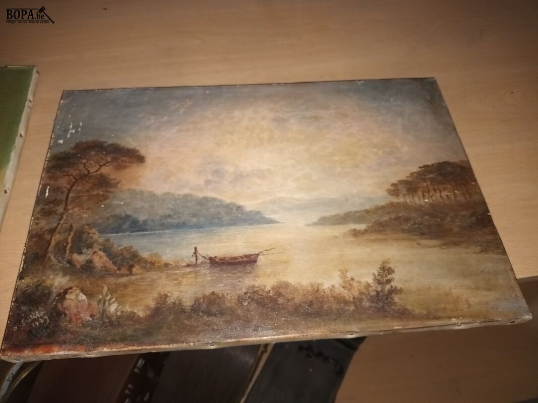 Schilderij op doek. 4 stuks – foto 4 – kavel bij BOPA Auctions, Ieper
