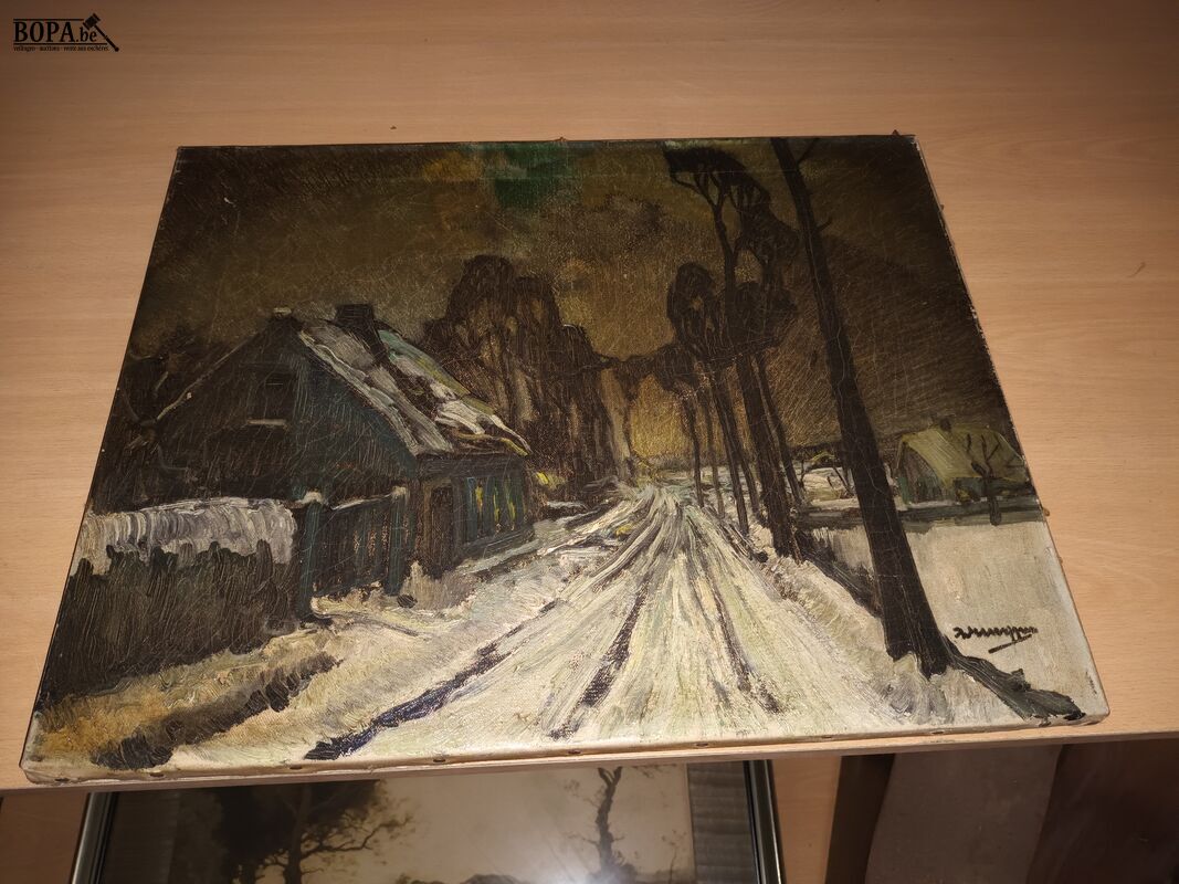 Schilderij op doek. 4 stuks – foto 6 – kavel bij BOPA Auctions, Ieper