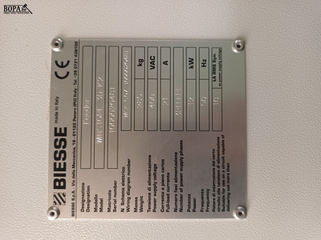 Biesse Windstore 3D K2 paneelrobot – foto 12 – kavel bij BOPA Auctions, Poperinge