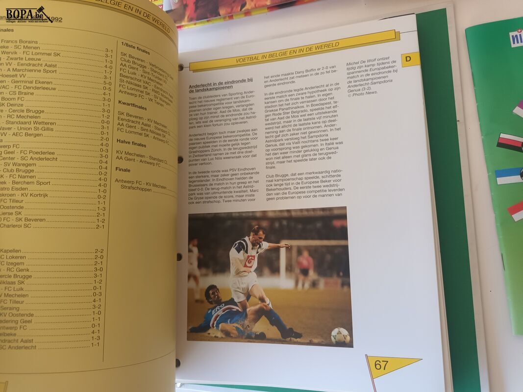 Boeken voetbal en panini. 5 stuks – foto 7 – kavel bij BOPA Auctions, Ieper