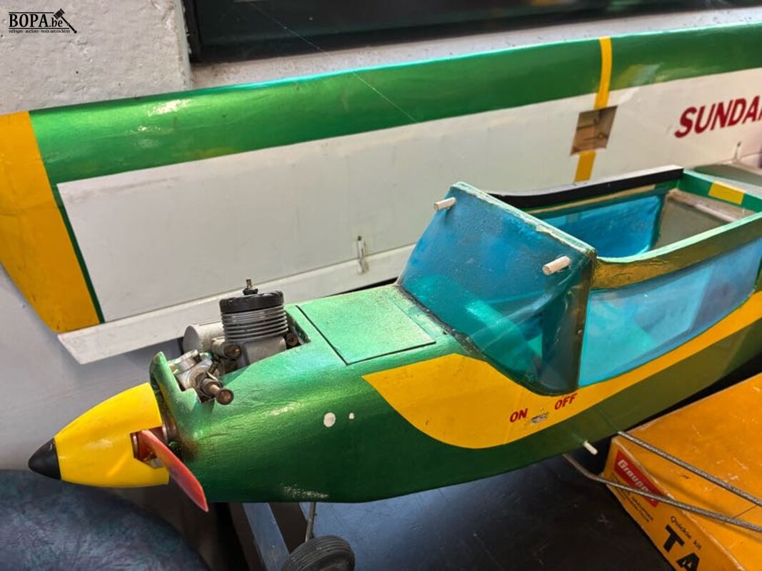 Vintage Graupner Taxi modelvliegtuig – foto 3 – kavel bij BOPA Auctions, Oekene