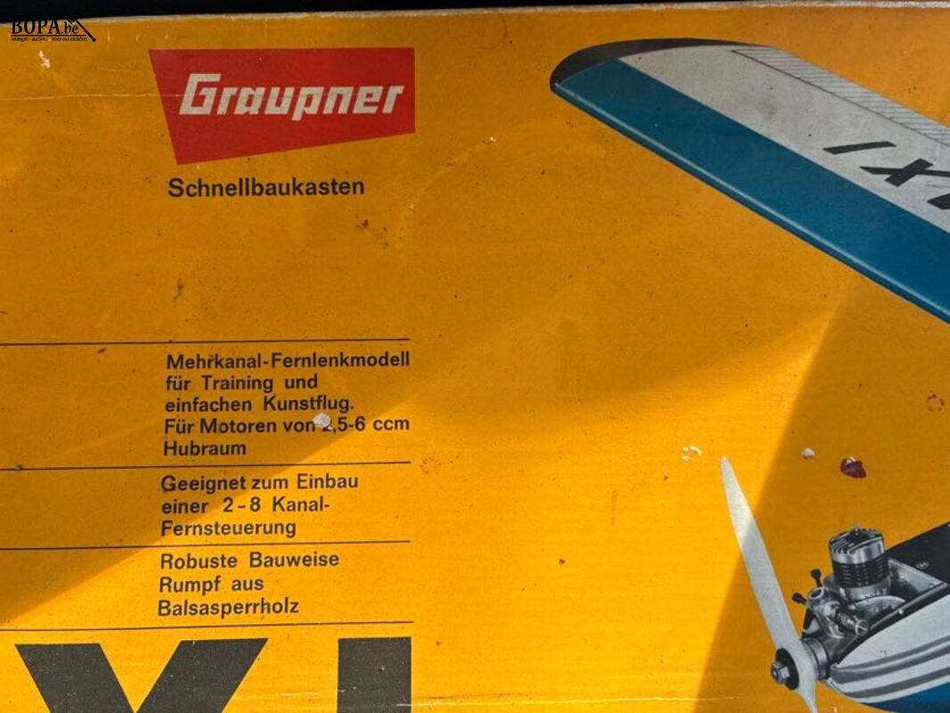 Vintage Graupner Taxi modelvliegtuig – foto 6 – kavel bij BOPA Auctions, Oekene