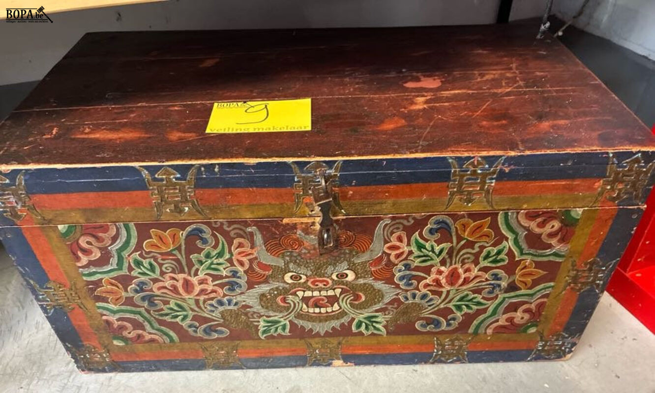 Vintage opbergkist – foto 2 – kavel bij BOPA Auctions, Oekene