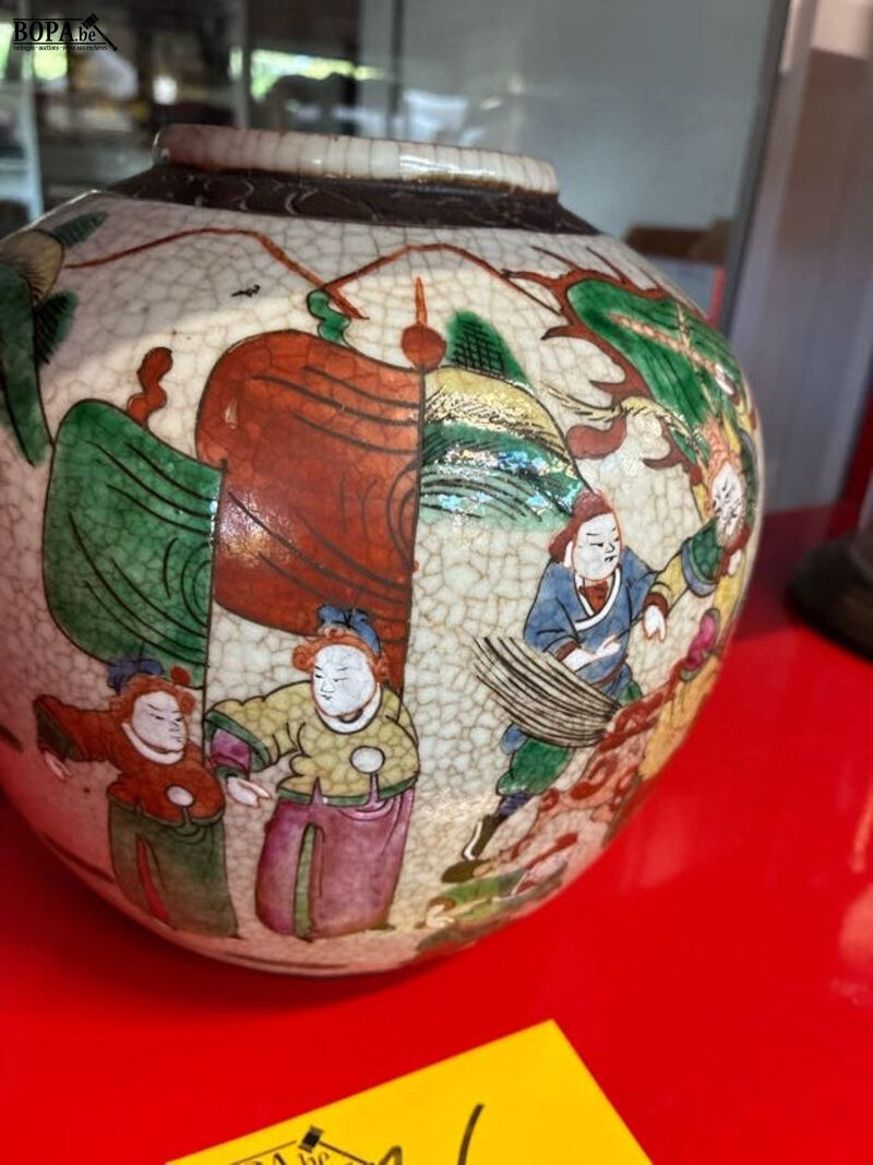 Geglazuurde chinese pot – foto 4 – kavel bij BOPA Auctions, Oekene