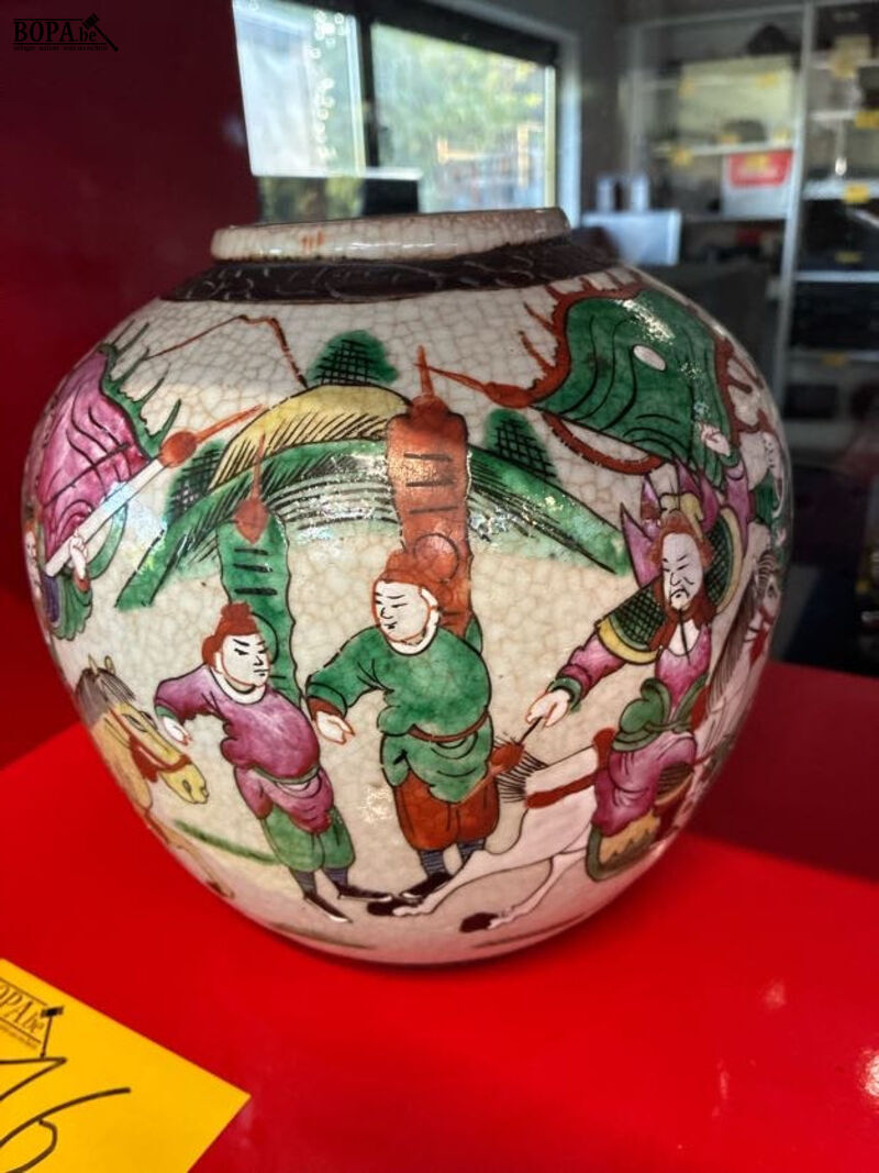 Geglazuurde chinese pot – foto 3 – kavel bij BOPA Auctions, Oekene