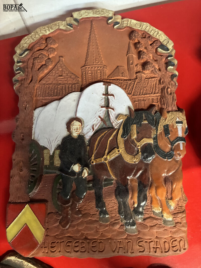 Gebakken kleifiguren - 4 stuks – foto 5 – kavel bij BOPA Auctions, Oekene