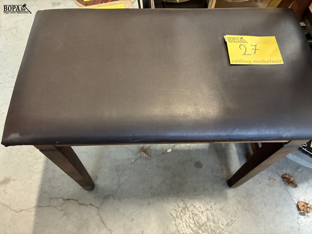 Vintage pianobankje – foto 4 – kavel bij BOPA Auctions, Oekene