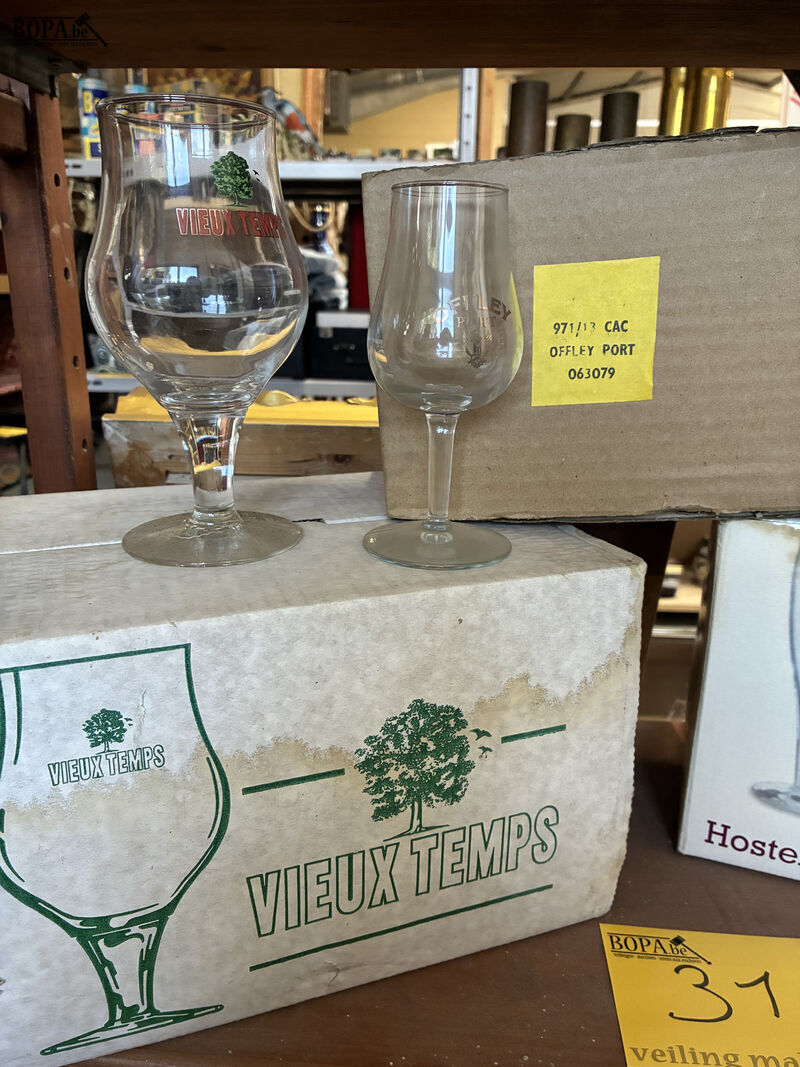 Lot bierglazen en portoglazen – foto 3 – kavel bij BOPA Auctions, Oekene