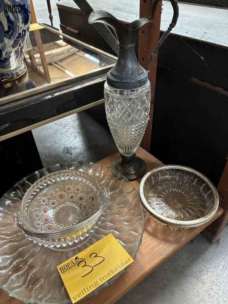 Vintage glazen en kristallen – foto 2 – kavel bij BOPA Auctions, Oekene