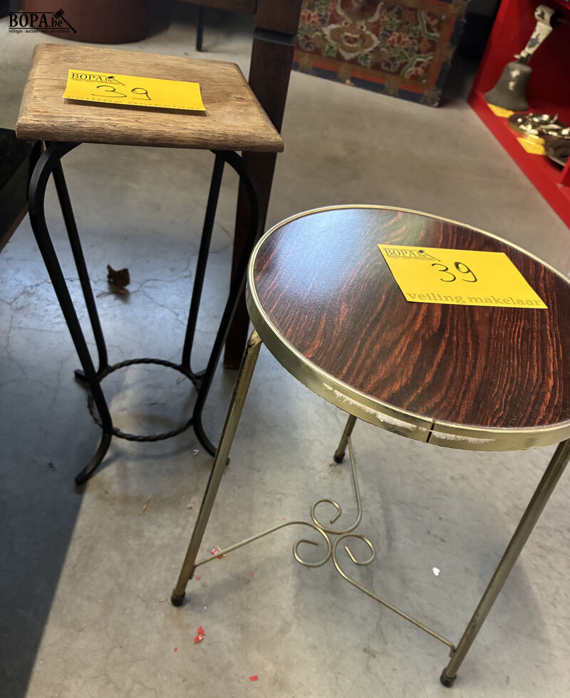 Bijzettafeltjes - 2 stuks – foto 3 – kavel bij BOPA Auctions, Oekene