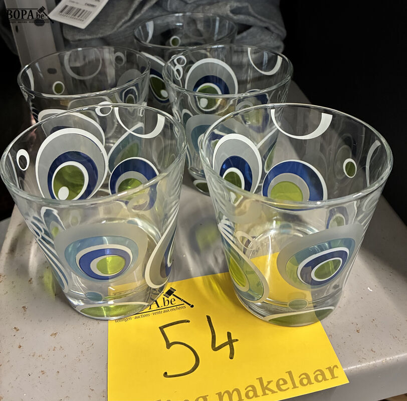 Drinkglazen - 5 stuks – foto 2 – kavel bij BOPA Auctions, Oekene