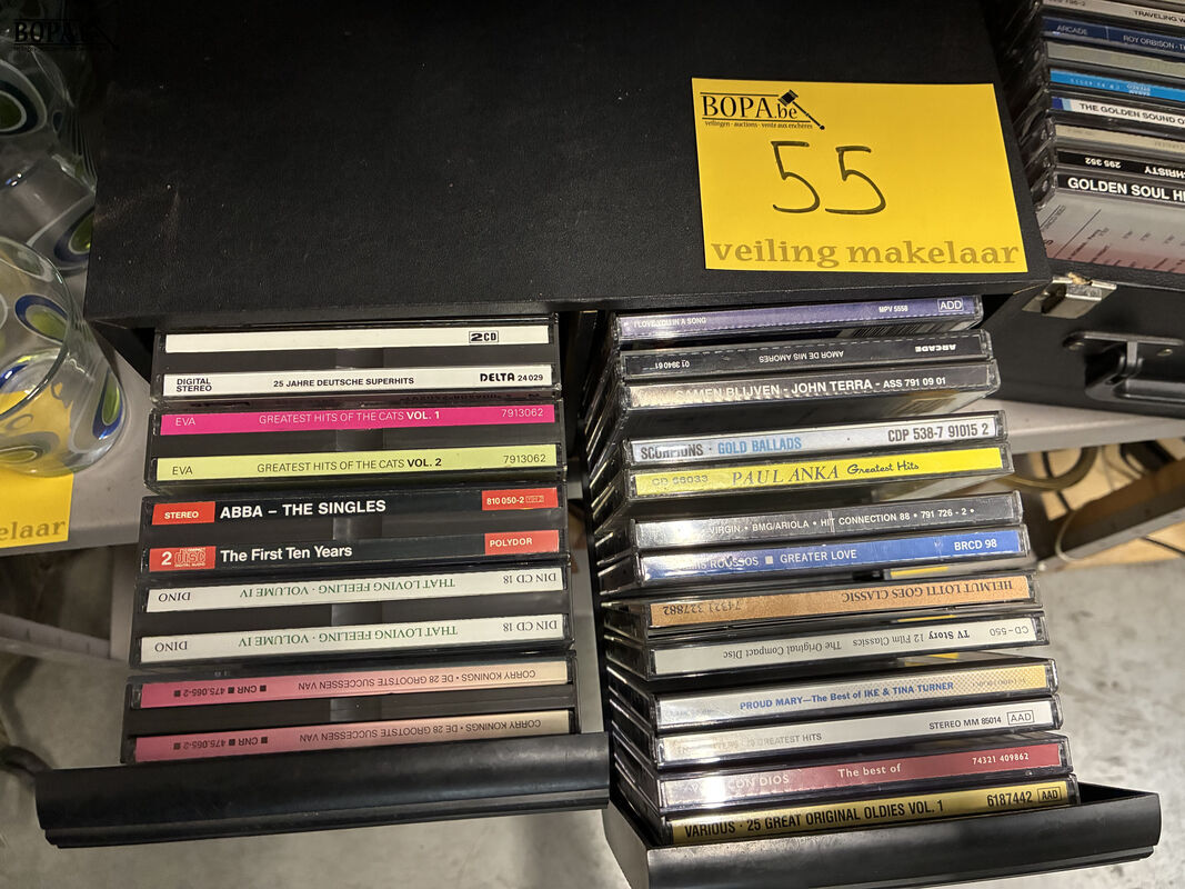 CD-bewaarboxen met CD's – foto 3 – kavel bij BOPA Auctions, Oekene