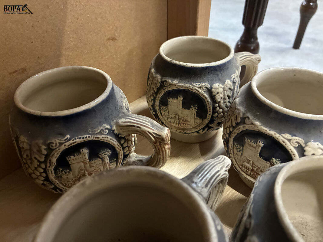 Vintage Duitse keramieken bekers – foto 4 – kavel bij BOPA Auctions, Oekene