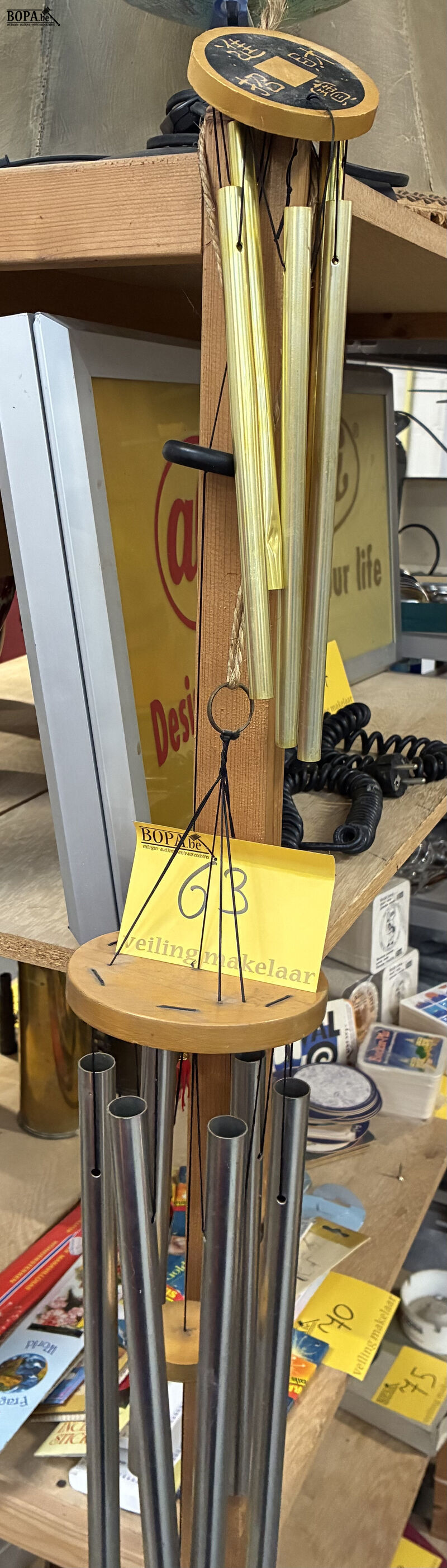 Windgong met metalen buizen - 2 stuks – foto 2 – kavel bij BOPA Auctions, Oekene