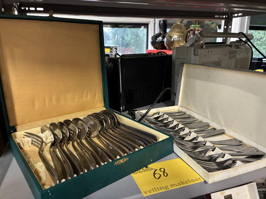 Vintage verzilverd bestek – foto 2 – kavel bij BOPA Auctions, Oekene