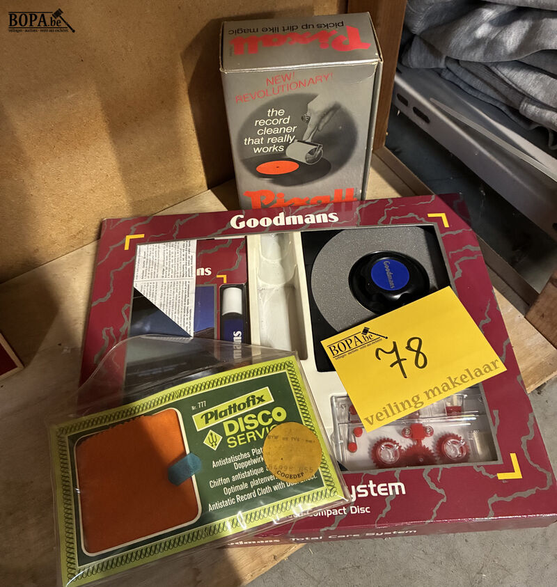 Lot onderhouds- en reinigingsmiddelen voor discs – foto 2 – kavel bij BOPA Auctions, Oekene