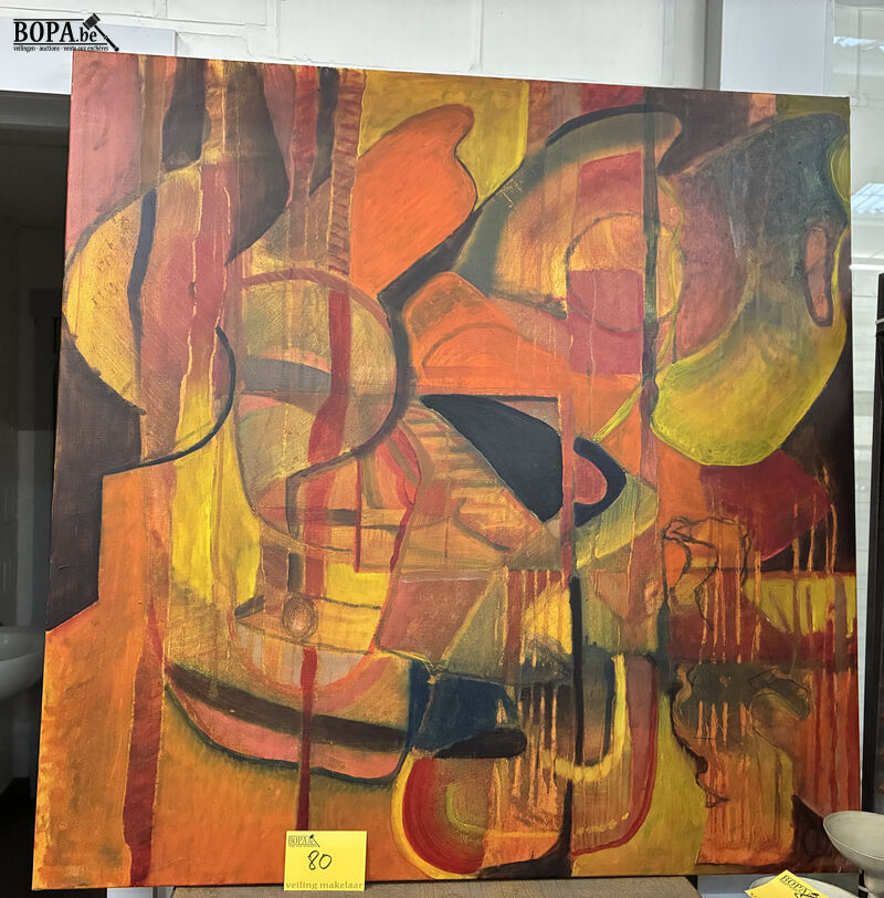 Abstract acrylschilderij – foto 2 – kavel bij BOPA Auctions, Oekene