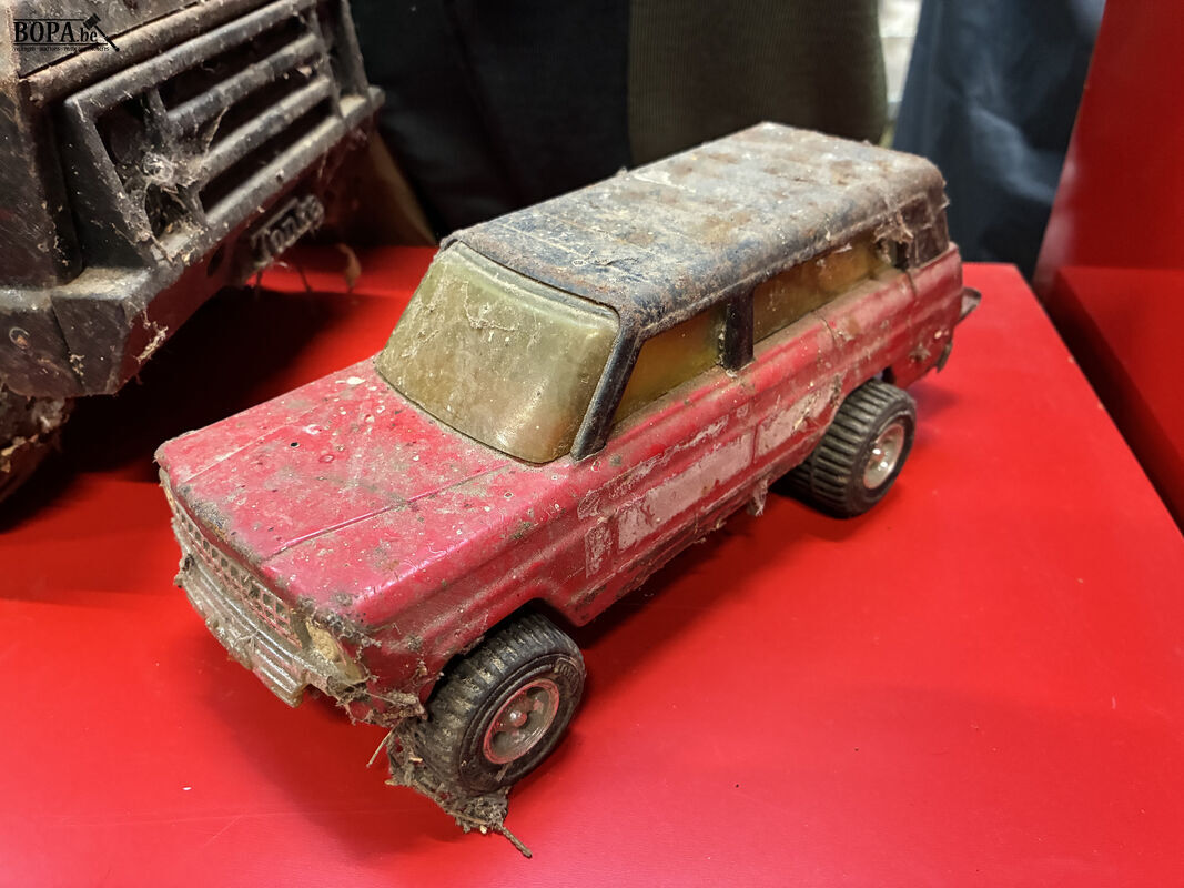 Vintage metalen Tonka autotransporter – foto 3 – kavel bij BOPA Auctions, Oekene