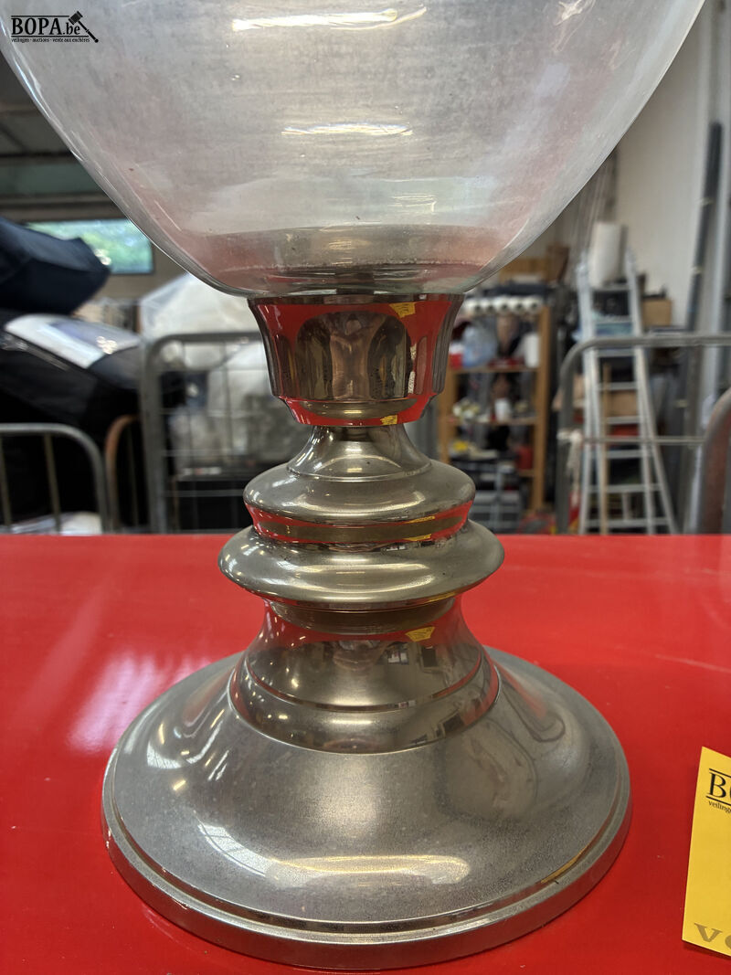 Glazen kandelaarlantaarn – foto 3 – kavel bij BOPA Auctions, Oekene