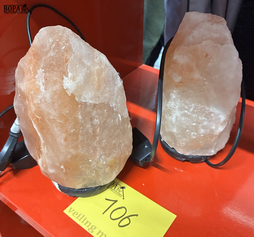 Himalayazoutlampen - 2 stuks – foto 2 – kavel bij BOPA Auctions, Oekene