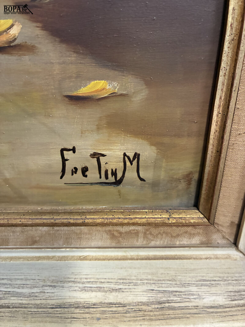 Klassiek olieverfschilderij get – foto 4 – kavel bij BOPA Auctions, Oekene