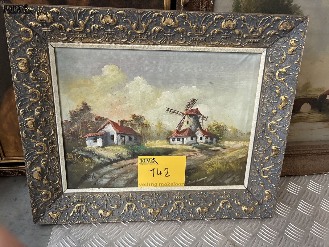 Lot schilderijen - 3 stuks – foto 3 – kavel bij BOPA Auctions, Oekene