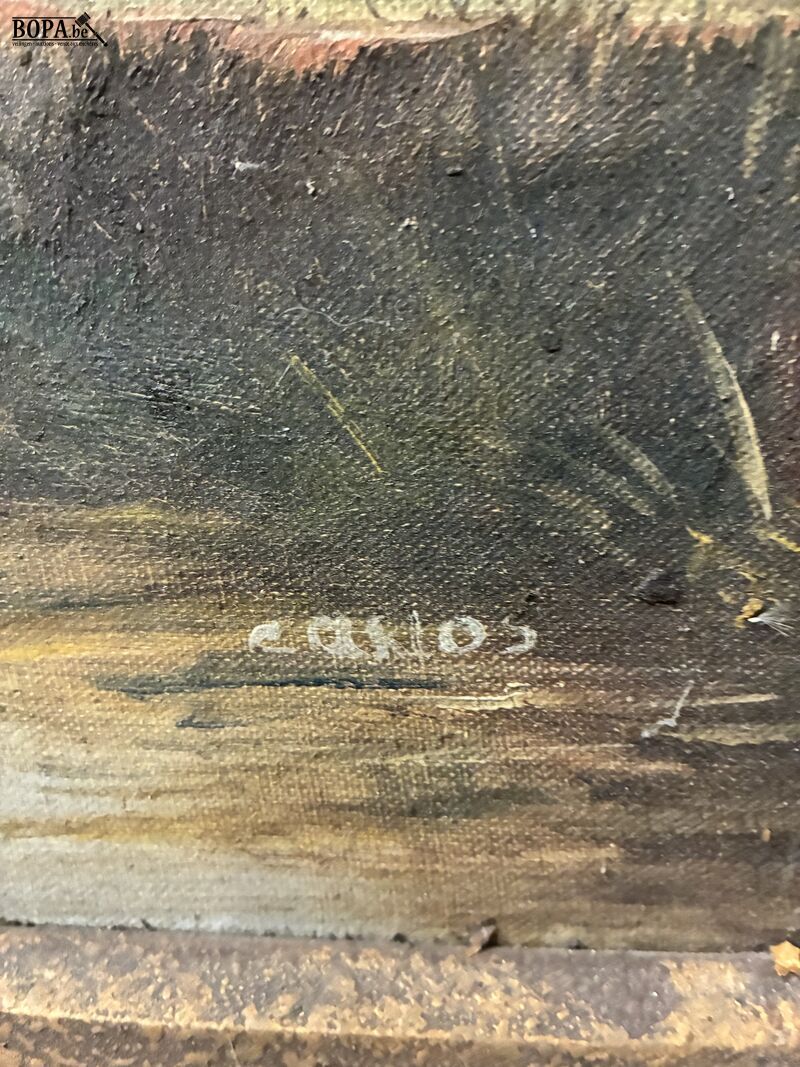 Lot schilderijen - 3 stuks – foto 6 – kavel bij BOPA Auctions, Oekene