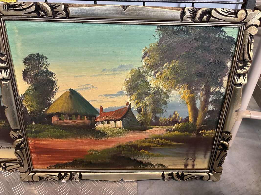 Landschapsschilderijen - get. - 2 stuks – foto 5 – kavel bij BOPA Auctions, Oekene