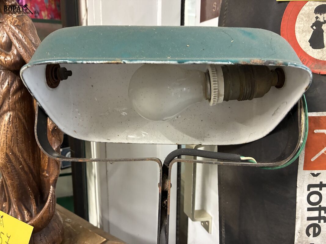 Vintage bankierslamp – foto 4 – kavel bij BOPA Auctions, Oekene