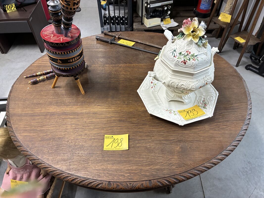 Ovalen jachttafel – foto 4 – kavel bij BOPA Auctions, Oekene