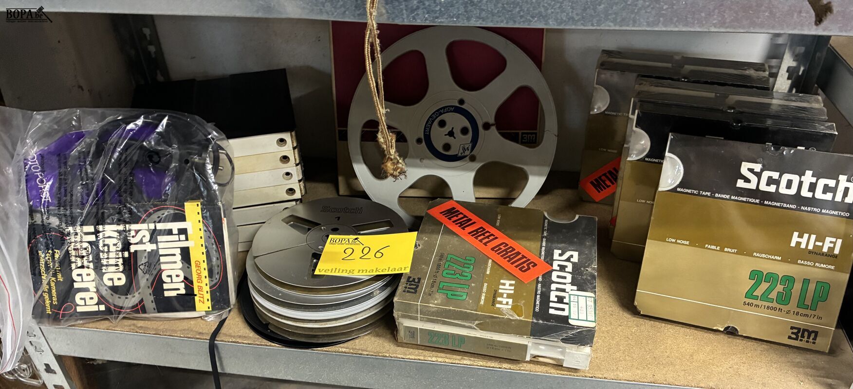Lot spoelen en magneetbanden/bandopnemers – foto 2 – kavel bij BOPA Auctions, Oekene
