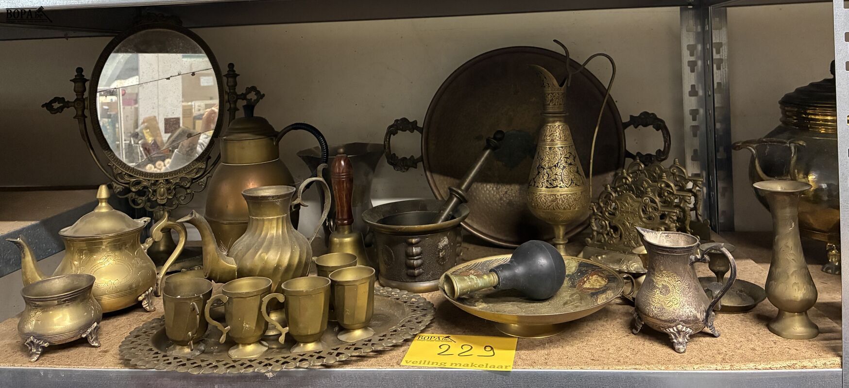 Lot koperen items – foto 2 – kavel bij BOPA Auctions, Oekene