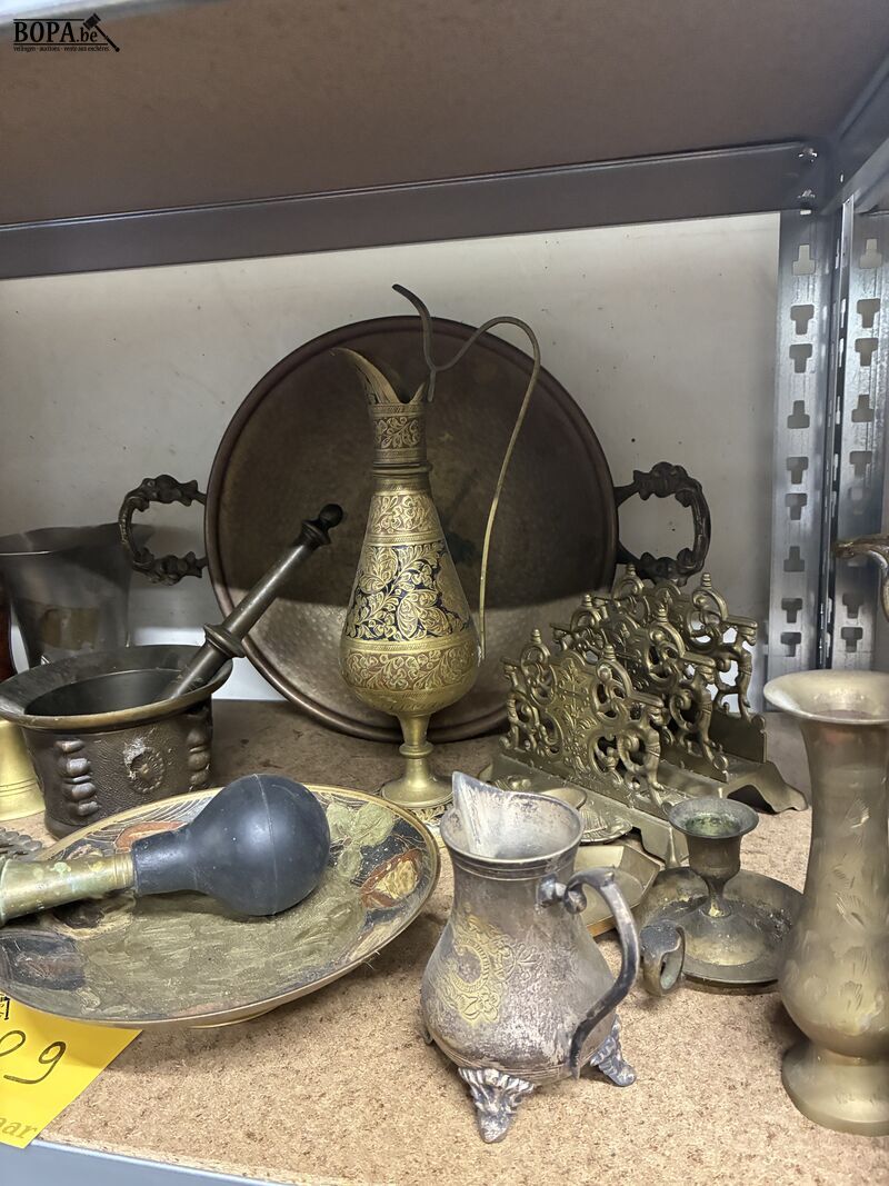 Lot koperen items – foto 5 – kavel bij BOPA Auctions, Oekene