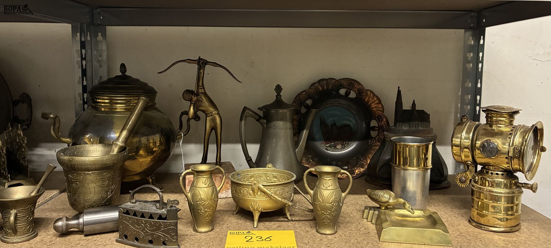 Lot koperen items – foto 2 – kavel bij BOPA Auctions, Oekene