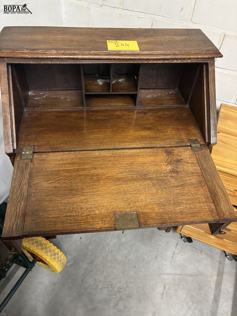Vintage massieven secrétaire – foto 3 – kavel bij BOPA Auctions, Oekene