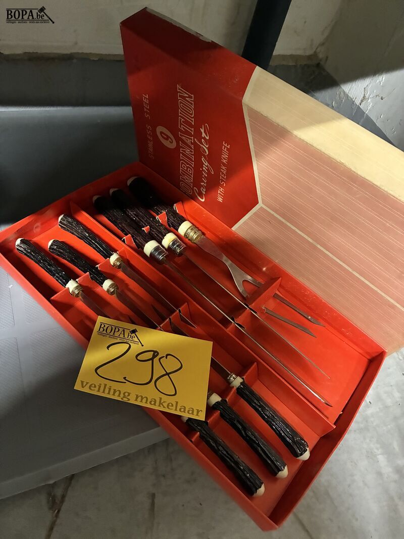 Retro bestekset vlees – foto 2 – kavel bij BOPA Auctions, Oekene
