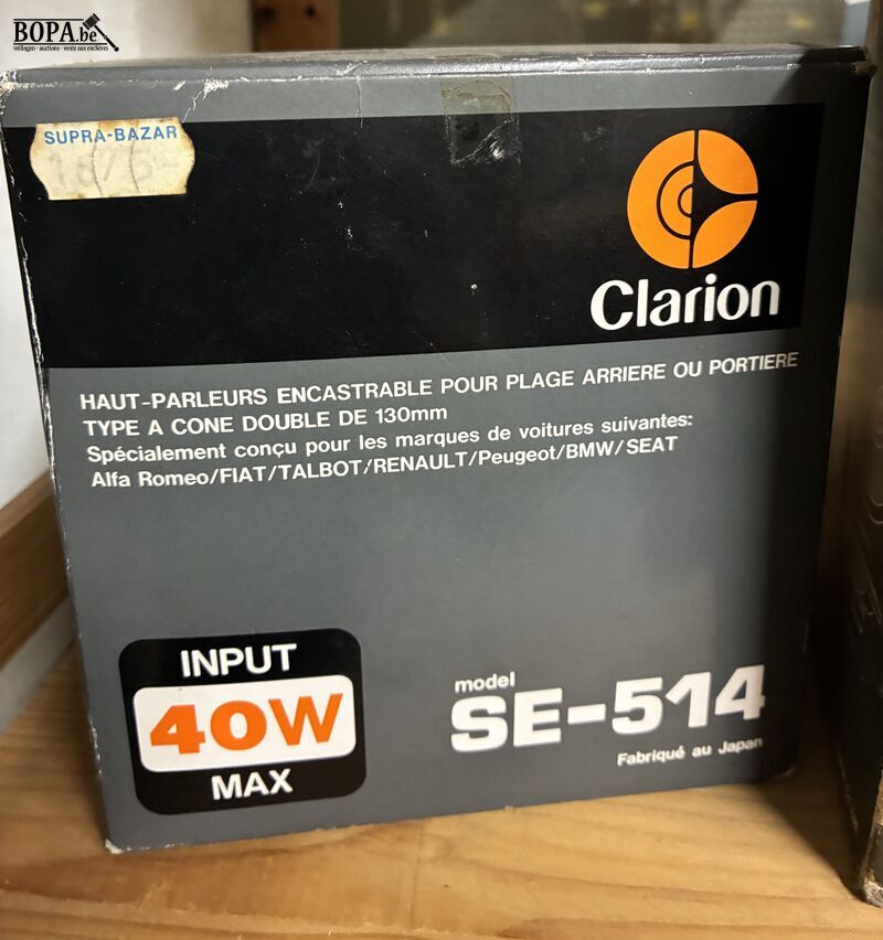 Autoluidsprekers Clarion - 2 sets – foto 3 – kavel bij BOPA Auctions, Oekene
