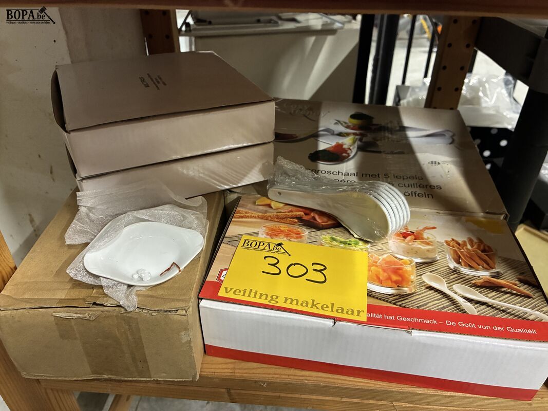 Lot aperoschaaltjes en potjes - nieuw – foto 2 – kavel bij BOPA Auctions, Oekene
