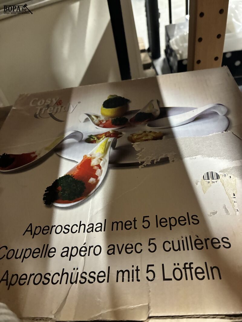 Lot aperoschaaltjes en potjes - nieuw – foto 4 – kavel bij BOPA Auctions, Oekene