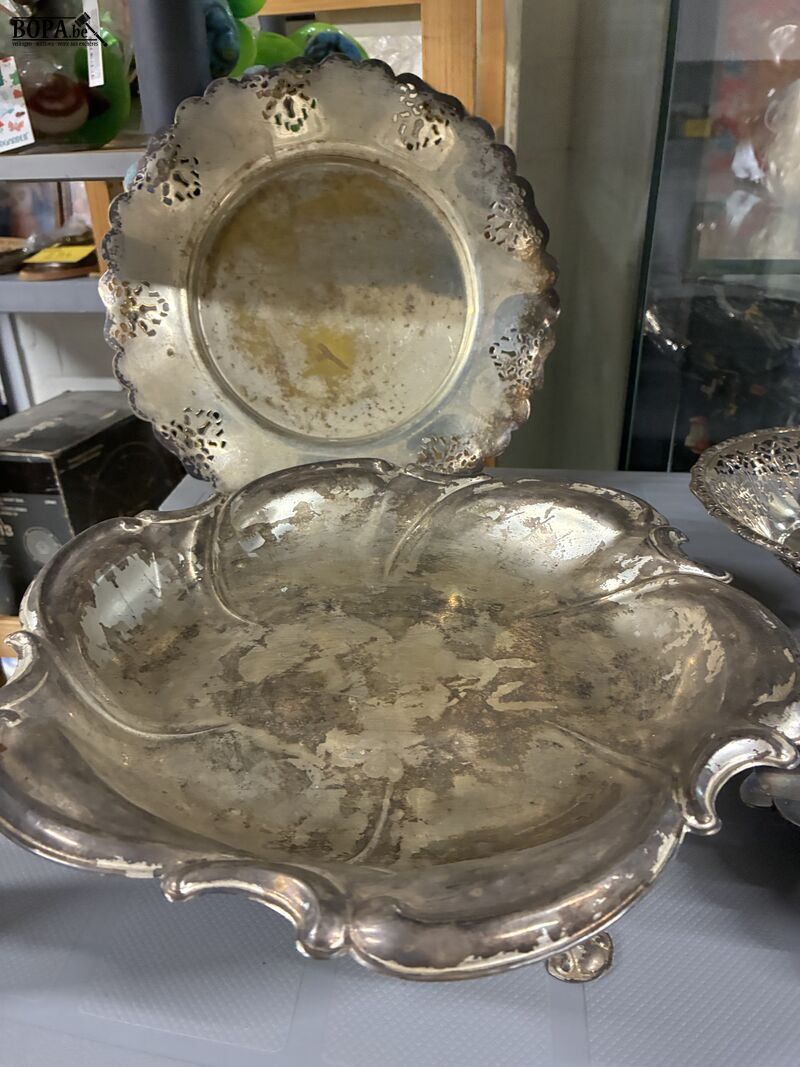 Lot verzilverde schalen – foto 3 – kavel bij BOPA Auctions, Oekene