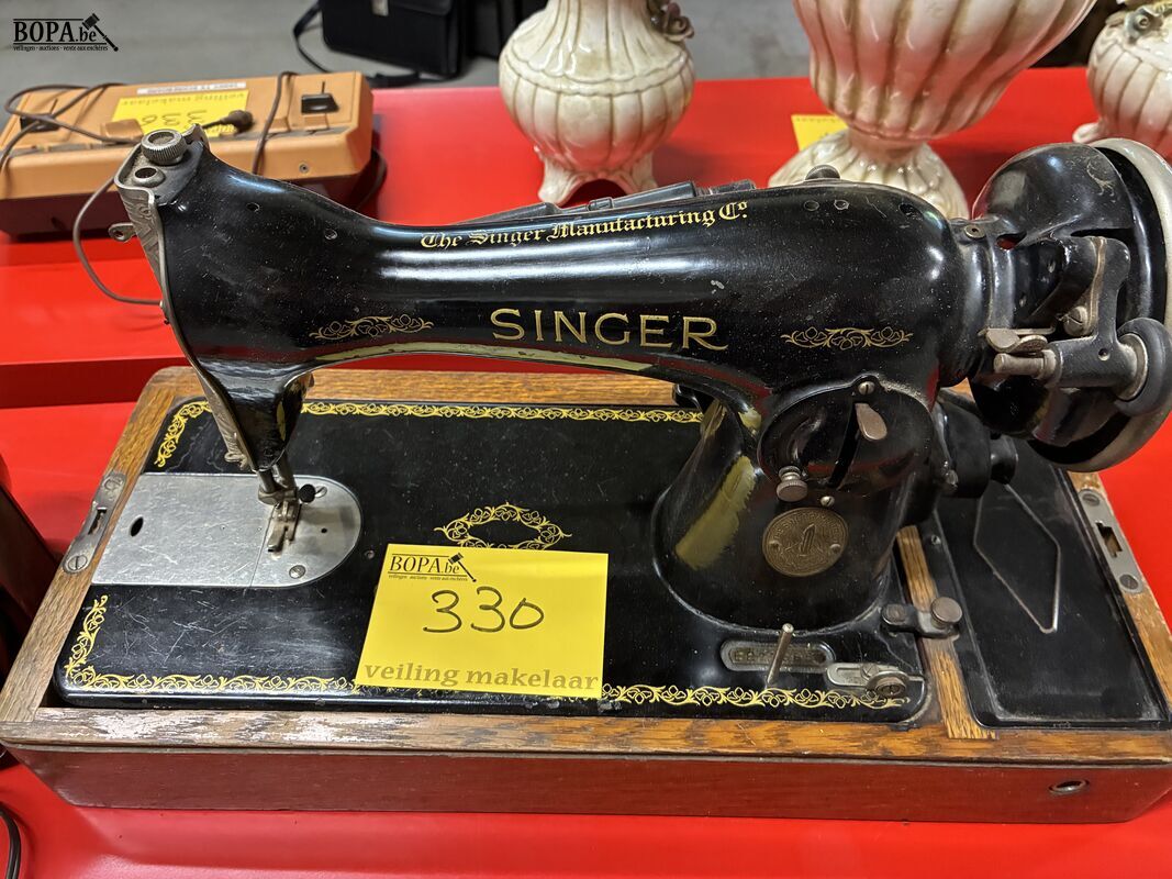 Retro naaimachine Singer + transfo – foto 3 – kavel bij BOPA Auctions, Oekene