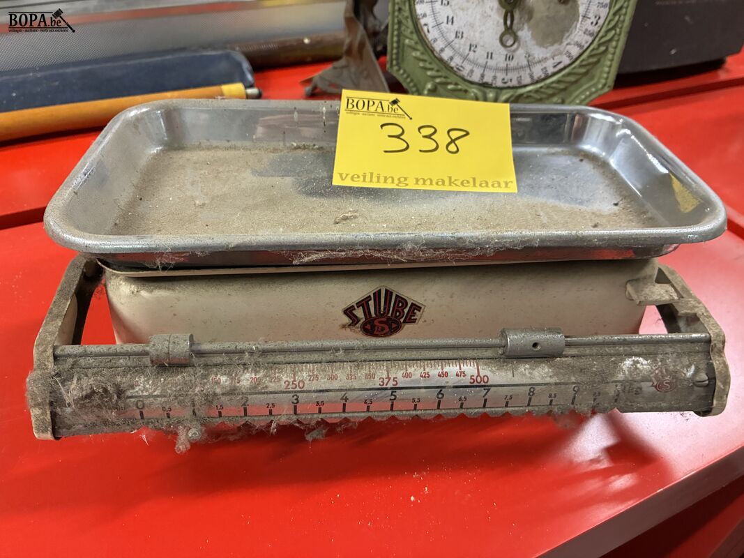 Vintage weegschalen - 2 stuks – foto 3 – kavel bij BOPA Auctions, Oekene