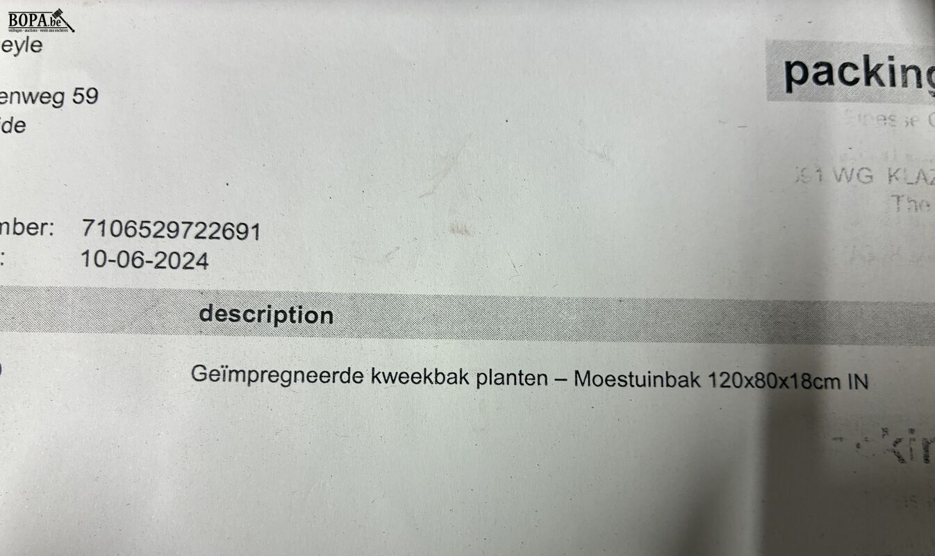Planten kweekbak - nieuw in doos – foto 3 – kavel bij BOPA Auctions, Oekene