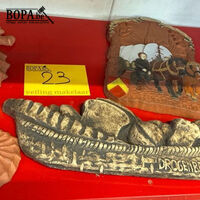 Gebakken kleifiguren - 4 stuks – kavel bij BOPA Auctions, Oekene
