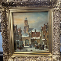 Schilderij tafereel get – kavel bij BOPA Auctions, Oekene