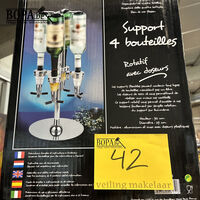 Roterende drankflessenhouder – kavel bij BOPA Auctions, Oekene