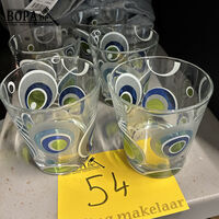 Drinkglazen - 5 stuks – kavel bij BOPA Auctions, Oekene